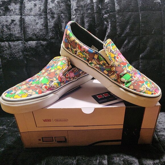 VANS Other - VANS x NINTENDO  **Nintendo Super Mario Brothers Classic Slip-on**